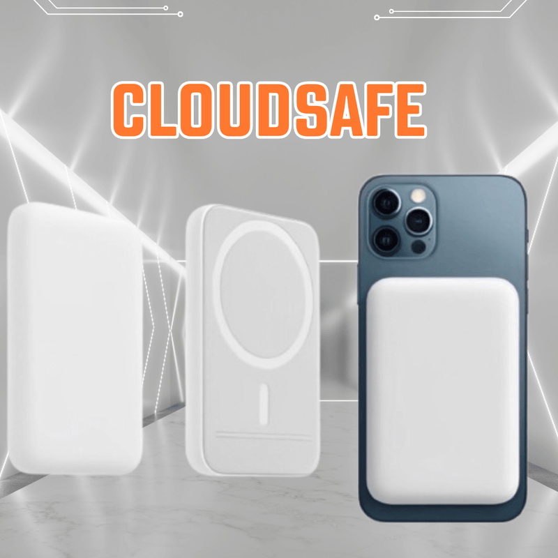 CloudSafe - Carregador Portátil Por Indução Para Apple/Android