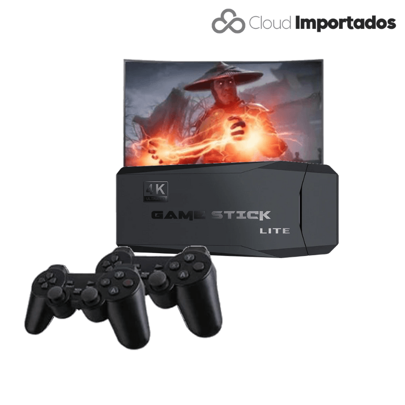 Classic Stick™ - Game Retrô 4K - Cloud Importados