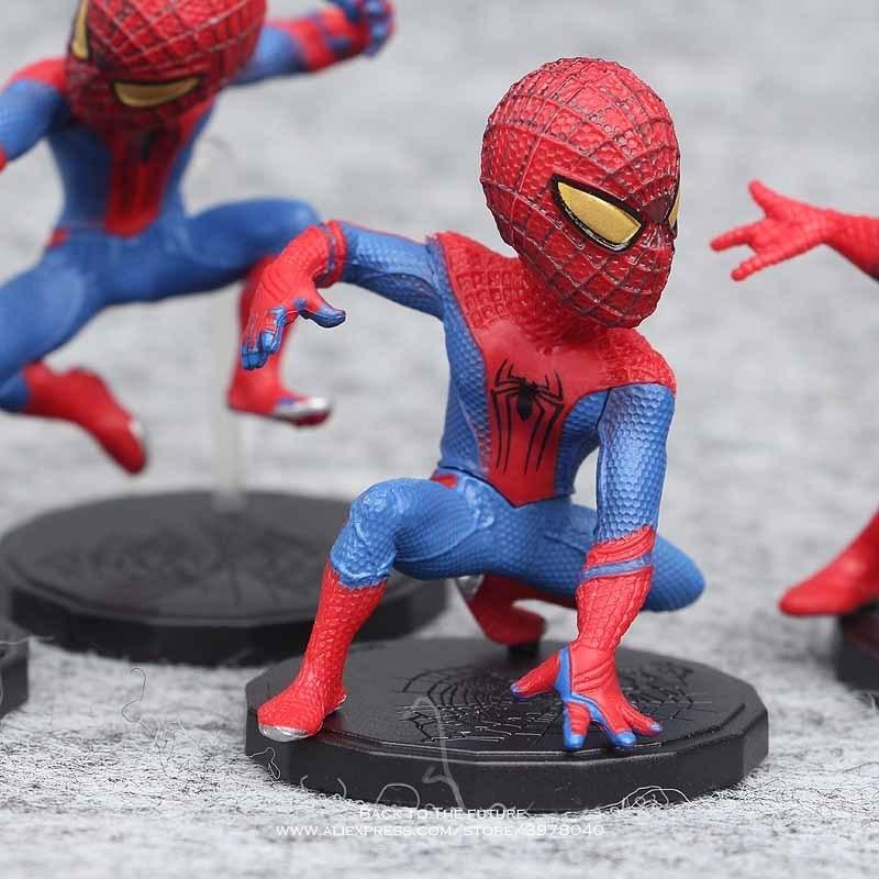 6 Mini Estatuetas - Homem Aranha Sem Volta Para Casa 8cm - Cloud Importados